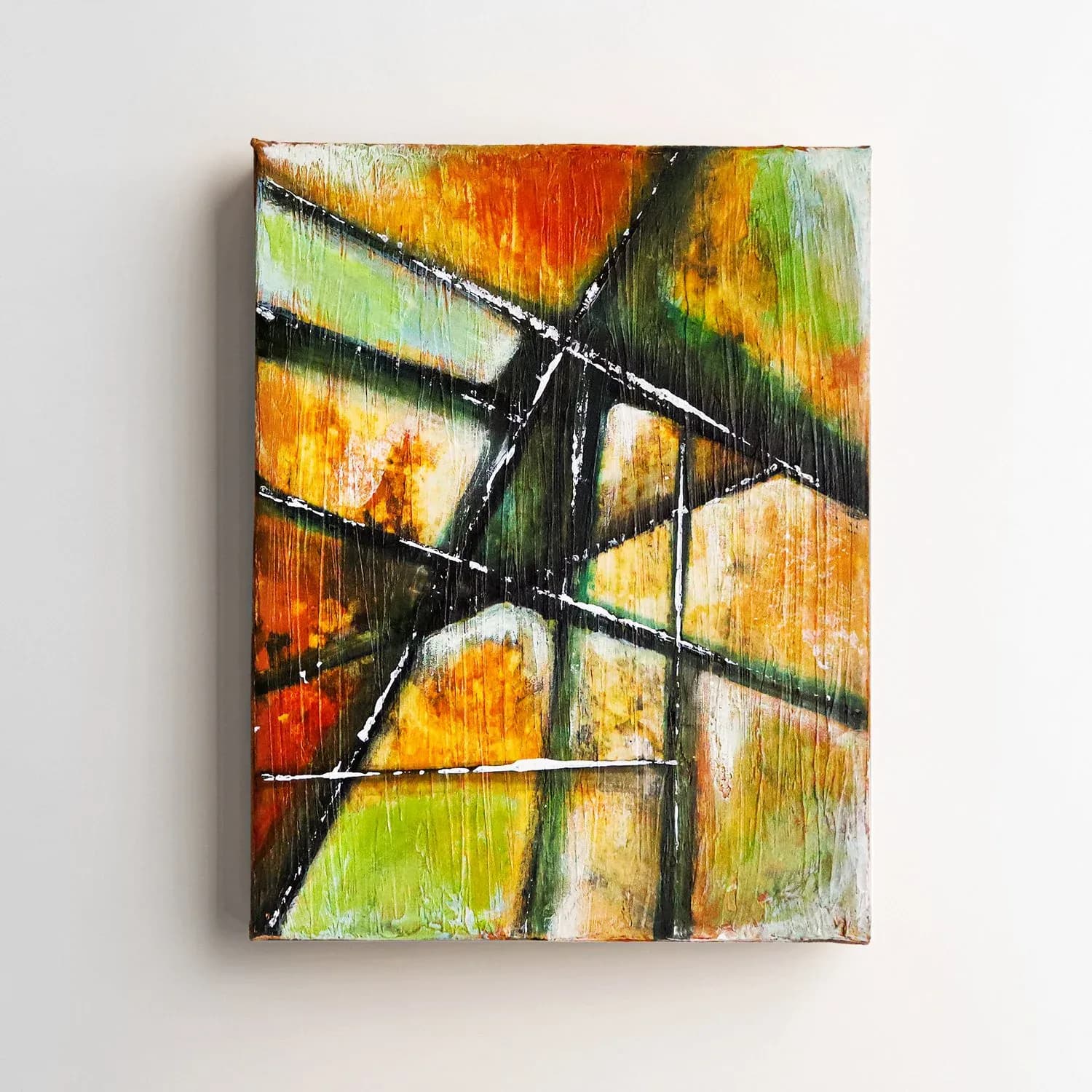 Stained Light, Mixed media on canvas