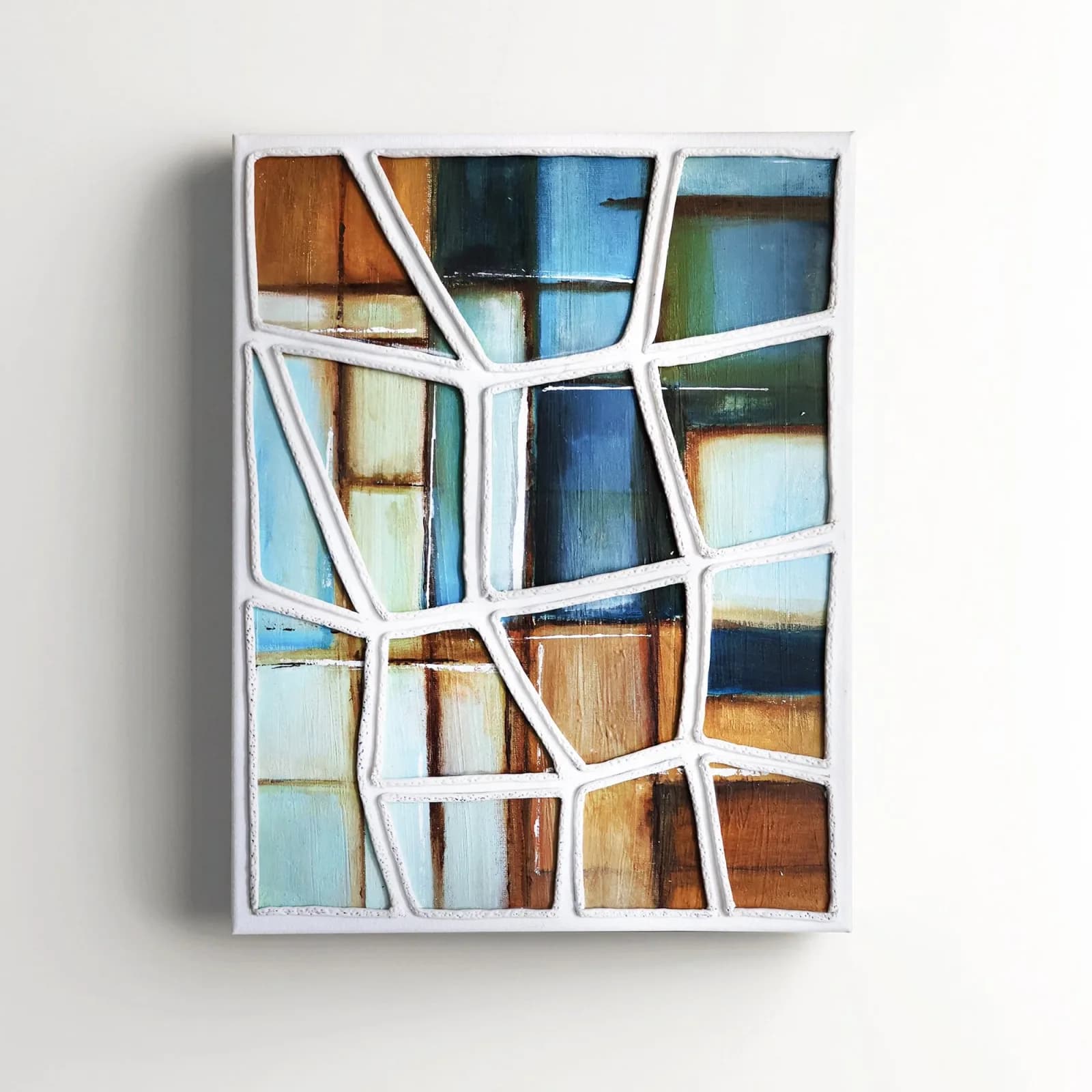 Sea Glass, Mixed media on canvas